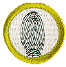 Fingerprint Merit Badge