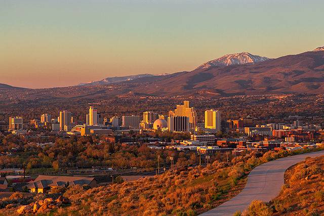 Reno Nevada Image courtesy of Wikimedia Commons